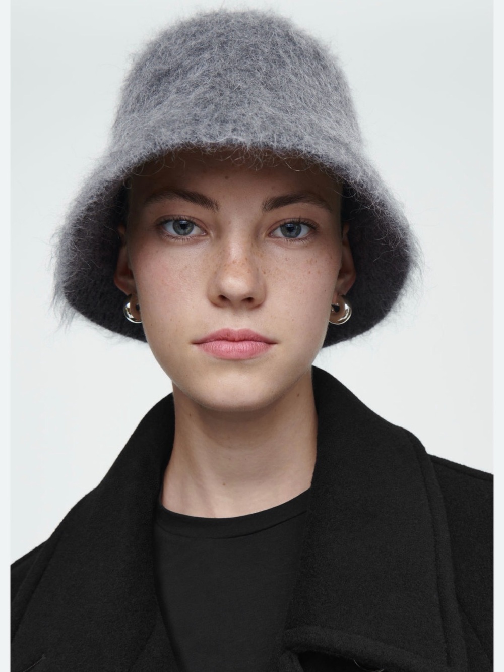 COS MOHAIR BUCKET HAT XS/S